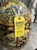 HAND PAINTED SATSUMA-STYLE DECORATIVE EGG - 2'H - 3