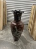 ORIENTAL VASE WITH MOTHER OF PEARL INLAY - 38''H - 2