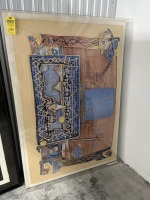 MIXED MEDIA IN PLEXIGLASS - ''PROFILE'' - SIGNED BRUCE SHERMAN '85 - 44''x64''
