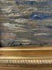 OIL PAINTING - REPRODUCTION - ''THE TULIP FIELD OF HOLLAND'' - CLAUDE MONET - WINDMILL - NUMBERED 214/980 - 33''x44'' - 2