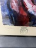 ARTWORK / LITHOGRAPH - REPRODUCTION - ''VIEW OF PARIS'' - MARC CHAGALL - 1969 - LIMITED EDITION - NUMBERED 188/500 - 36''x44'' - 3