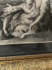 GOLD FRAMED & MATTED ARTWORK - MOSES STRIKING THE ROCKS DEPICTION - 29''x41'' - 2