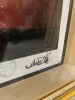 GOLD FRAME PRINT - ''LANDSCAPE WITH BUTTERFLIES'' - SIGNATURE STAMP SALVADOR DALI - 1956 - LIMITED EDITION - NUMBERED 111/500 - 33''x41'' - 2