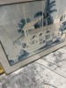 PICTURE - BOAT SCENE - SIGNED BUFFETT (CRACKED GLASS)