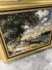 GOLD FRAME ARTWORK - ARTIST ENHANCED REPRODUCTION - ''THE SEINE @ ARGENTEUIL'' - CLAUDE MONET - NUMBERED 234/980 - 39''x34''