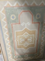 PAINTED CARVED WOOD WALL ART - 35''x49''