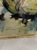 FRAMED WATERCOLOR - ESTATE SIGNED STAMP - LOUIS FIELD - 28''x26'' - 2