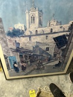 FRAMED POSTER - PRINT OF NAZARETH - 28''x33''