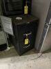 BLACK FILE CABINET WITH 2 DRAWERS
