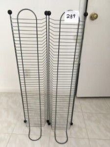 ASSORTED PIECES -METAL DVD DISPLAY / STORAGE STAND