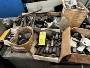 LATHING TOOLS, COLLETS, ETC (CABINET WITH CONTENTS)