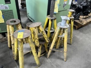 ASSORTED HEAVY DUTY JACK STANDS