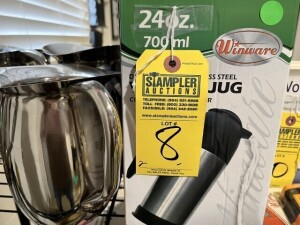 WINWARE STAINLESS STEEL VACUUM JUGS - 1- 24oz / 1- 68oz