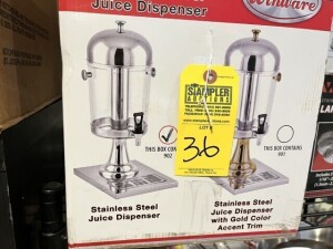 WINWARE 902 STAINLESS STEEL JUICE DISPENSER (NEW IN BOX)