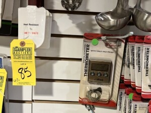 ASSORTED KITCHEN UTENSILS, PEELERS, THERMOS, TIMERS, ETC